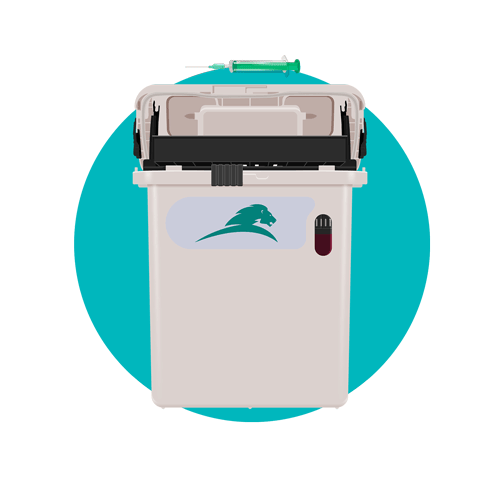 Circle Image Simple Label S22 Sharps Drop USA WEB