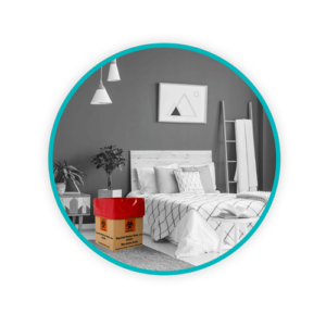 Circle bedroom box grayscale LR