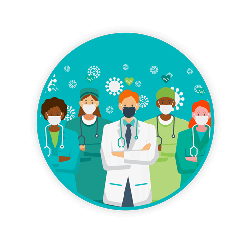 Circle COVID clinicians WEB