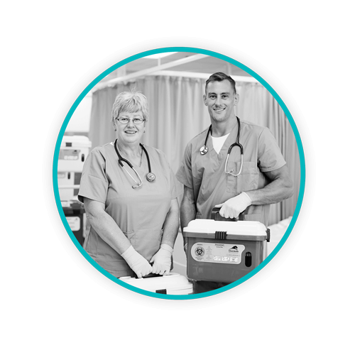 Circle Nurse Doctor Containers