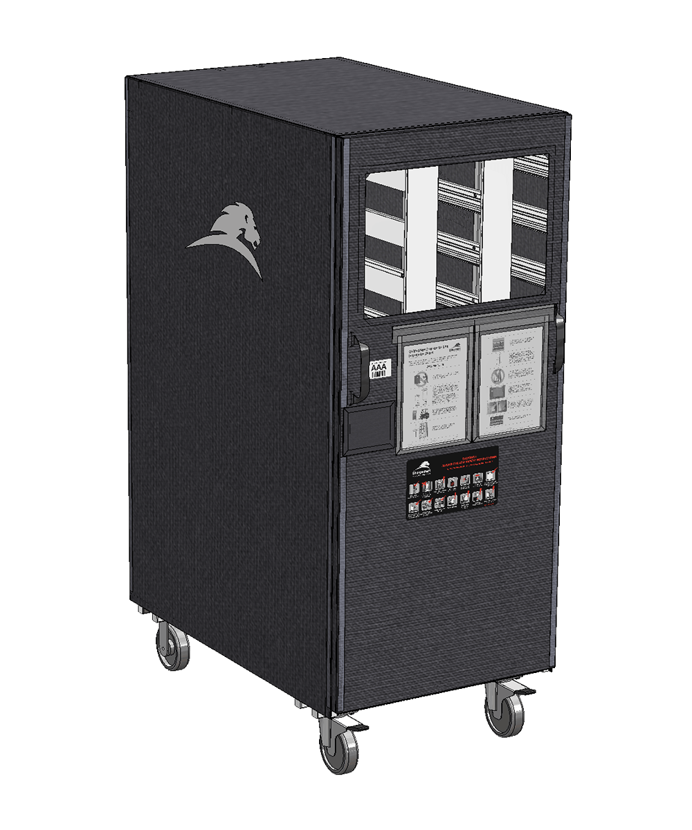 Medium Medical Waste Container Transporter Lite 1